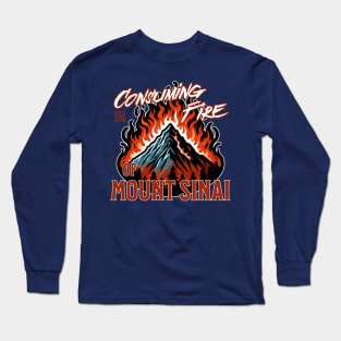 The Consuming Fire of Mount Sinai Long Sleeve T-Shirt